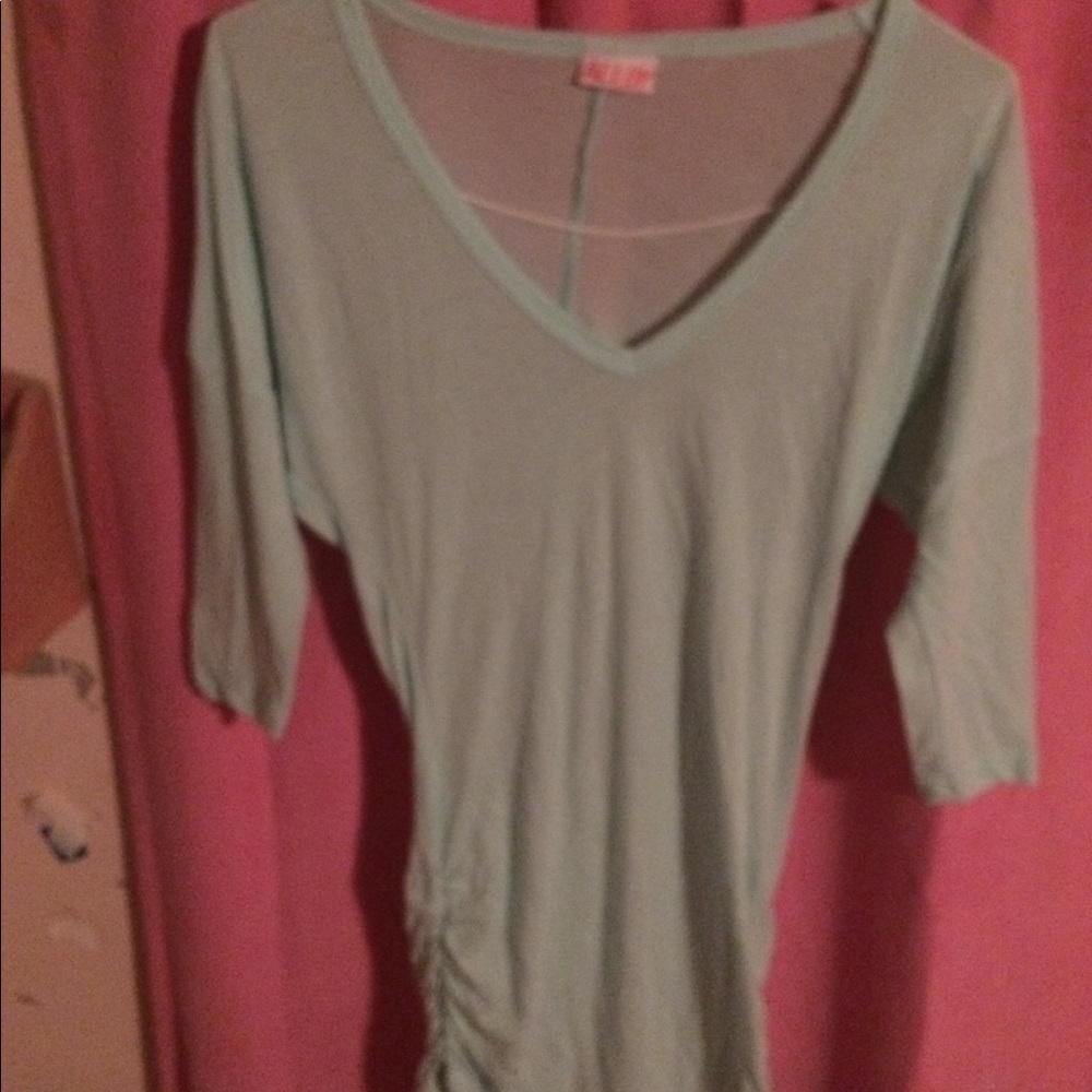 Baby blue tunic tee